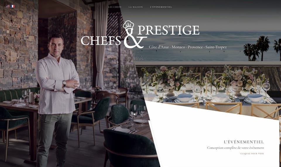 Le site Chefs & Prestiges