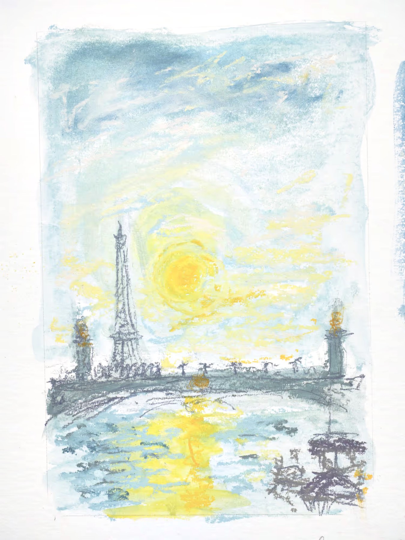 Panneau 1 du triptyque, dimanche 2 mars 2025
