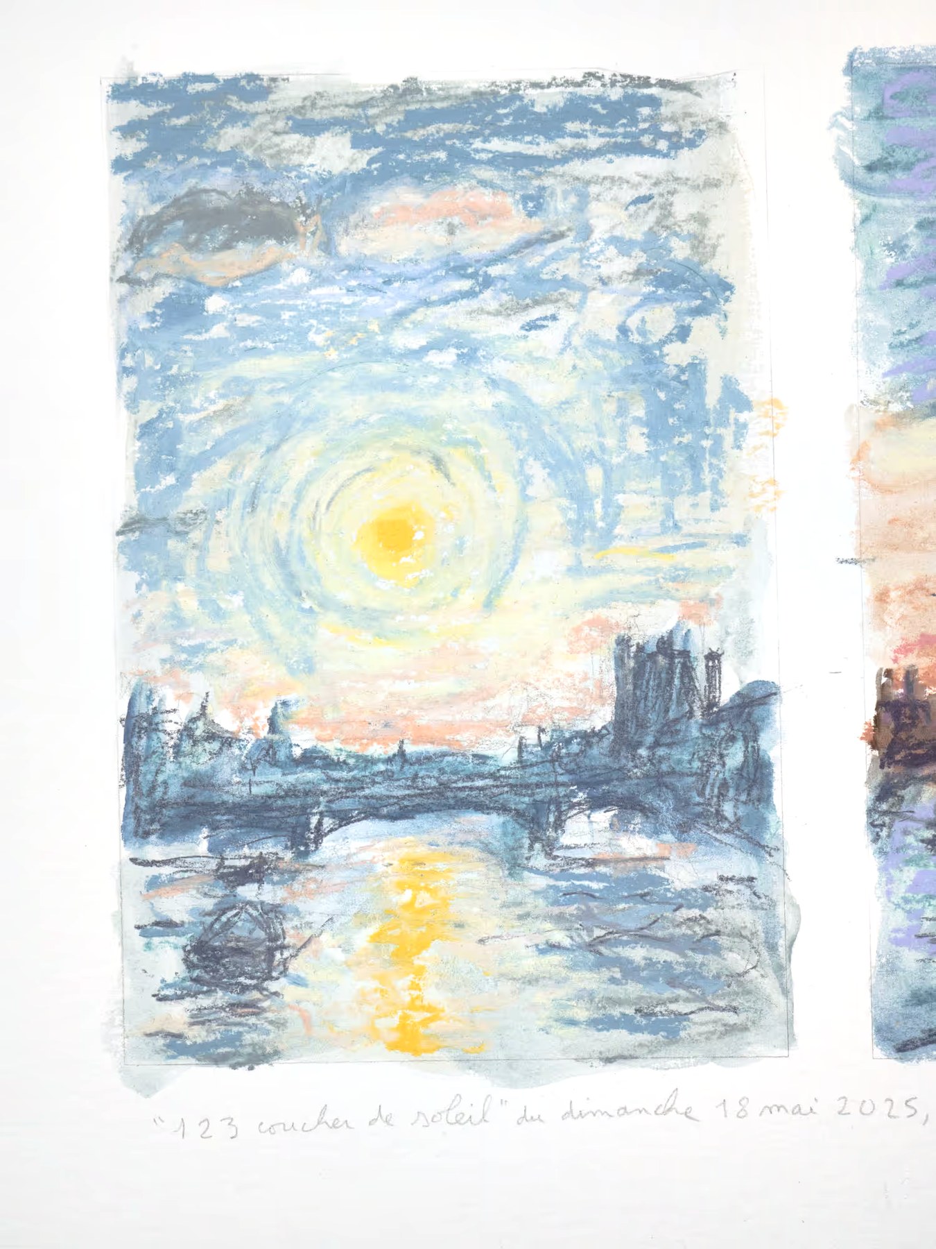 Panneau 1 du triptyque, dimanche 18 mai 2025